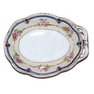 Vintage Noritake Japan Porcelain Soap Dish Floral